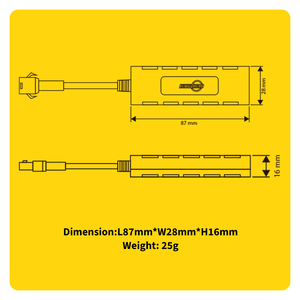 LYNKWORLD LW2G-4BH localizzatore GPS per motocicli Anti-manomissione cruscotto per cruscotto telecomando per il rilevamento del carburante - Product Image 4