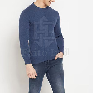 Vente directe d'usine pulls unis pour hommes avec logo et impression à bas prix fabriqués au Pakistan - Product Image 5