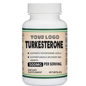 Viên nang bổ sung 500mg turkesterone với bột chiết xuất ajuga turkestanica hỗ trợ mức testosterone và phục hồi cơ bắp - Product Image 3