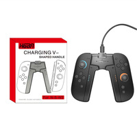 Support de charge en ABS en forme de V pour 2 manettes - Poignée de charge et station d'accueil pour accessoires de jeu