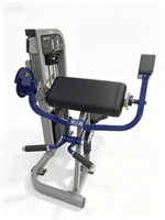 Machine à curls biceps réglable à charges individuelles pour la musculation des bras et l'entraînement en salle de sport