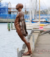 Sculpture de trophée de bodybuilder viking en résine sur mesure, prix direct usine pour les compétitions de musculation.