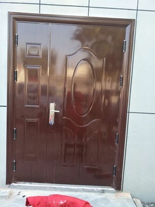 CHANGYI中国现代成品钢制防盗别墅门，具有隔音防水功能，3年保修，侧向开启 - Product Image 2