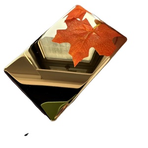 Carte RFID en métal miroir doré UHF/<span class=keywords><strong>HF</strong></span>/LF disponible - Product Image 1