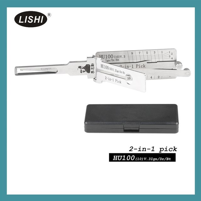 2022 New LISHI HU100(10) End Milling Bu-ick 2-in-1 Tool