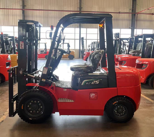 Chariot élévateur électrique de marque chinoise HELI CPD25G de 2,5 tonnes, alimenté au lithium, zéro émission, pour la manutention des matériaux en usine - Product Image 3