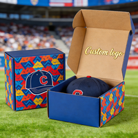 Boîte à casquettes de baseball en papier, emballage écologique, emballage personnalisé abordable, boîte à casquettes de baseball avec personnalisation