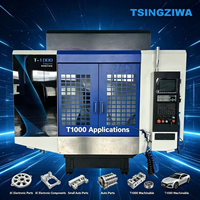 Fraiseuse CNC Tsingziwa T1000 à 3 axes avec broche BT30, haute vitesse 20000 tr/min, mouvement automatique à longue course, personnalisable avec 4ème/5ème axe