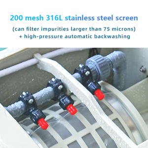 Bộ lọc trống tự động QihangRAS dùng trong nhà, hồ cá, ao cá, công suất 5t/h, lọc tự động, loại quay, dành cho ao cá <span class=keywords><strong>Koi</strong></span> - Product Image 6