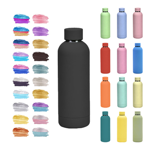 NEW 2023 Sports Stainless Steel Double Wall Vacuum Insulated LED Temperature Display Leak-proof BPA Free 500ML Water Bottle - Product Image 1