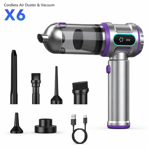 20KPa 100W Cordless Handheld Vacuum Cleaner Brushless Motor 3 Speed Portable <b>Car</b> Vacuum Air <b>Blower</b> Inflator OEM ODM - Product Image 1