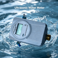 Compteur d'eau à ultrasons haute précision avec alarme de faible débit et lecture à distance LoRaWAN pour le contrôle de l'eau industrielle