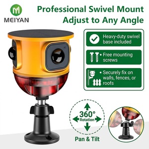 Répulsif Solaire 360 Degrés pour Animaux, Ultrasonique, Anti-Oiseaux avec Télécommande, Étanche pour Extérieur, Moule Exclusif, <span class=keywords><strong>Prix</strong></span> Usine - Product Image 3