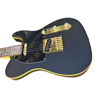 High Quality Black 39 Inch TL Maple Neck 6-String Electric Guitar with Matte Finish Rosewood Fretboard Model TL-033