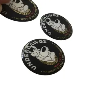 Durable Custom 3D Waterproof PVC Strong Adhesive Epoxy Sticker Logo Packaging Labels For Brand