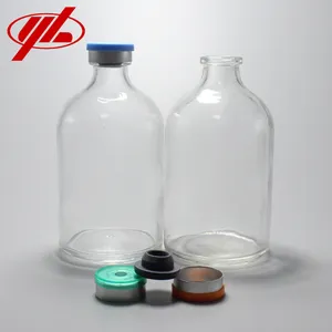 20ml Glass Vial 20ml 30ml 50ml 100ml Clear Moulded Glass Vials For Injection