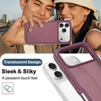 Funda Protectora 2 en 1 para iPhone 18 Pro Max, Resistente a Impactos, Híbrida de TPU y PC, Protección de Cámara Anticaídas, Acabado Mate