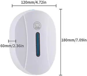 गैर संपर्क स्वत: साबुन मशीन दीवार माउंट आईआर सेंसर तरल हाथ फोम साबुन पंप