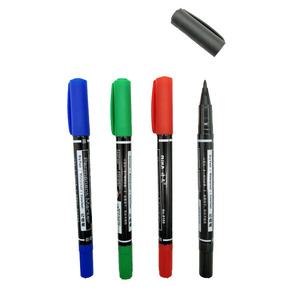 Wholesale Custom Logo 30 Colors Quick Dry Ink Two-Tip CD <b>Permanent</b> <b>Marker</b> <b>Pen</b> for Paper Use Bonvada Brand - Product Image 1