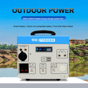 Station d'alimentation portable de camping de 2000W, 3000W, 300W, 500W, 1000W, 670Wh, 1280Wh, 1920Wh, petite taille, idéale pour le camping en plein air - Product Image 5
