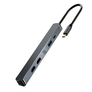 Type-C拡張ドック 5ポート多機能モバイルフォン/ラップトップドッキングステーション デュアルHDTV 4K VGA USB3.0 PD100W ディスプレイ 在庫あり - Product Image 4