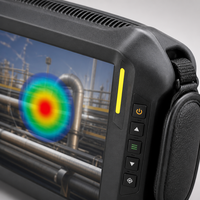Cámara de Imagen Acústica Portátil, Detector de Fugas por Localización de Sonido ENSENMAX ACOUSEN 100, Diagnóstico de Fallas Industriales, Aire Comprimido