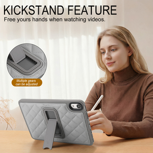 Étui antichoc avec béquille pliable portable pour <span class=keywords><strong>iPad</strong></span> Mini <span class=keywords><strong>6</strong></span>, <span class=keywords><strong>coque</strong></span> de tablette anti-rayures à motif grille 3D tendance pour <span class=keywords><strong>iPad</strong></span> Mini 7 - Product Image 3