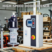 Pintu keras sistem kontrol Servo pintu kecepatan tinggi 1500W dengan seluruh sistem pembuka pintu Spiral listrik berkecepatan tinggi efisien