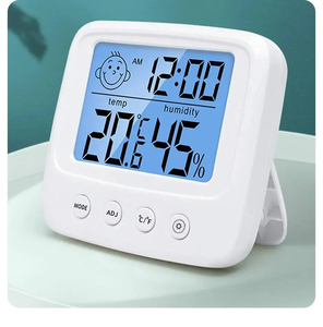 Wholesale LCD Digital <b>Thermometer</b> Hygrometer Backlight Temperature Indoor Humidity Meter Sensor <b>Electronic</b> Weather Station Room - Product Image 1