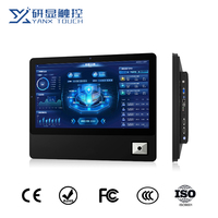 Computadora Industrial Integrada con Escáner QR 2D de 15.6 Pulgadas, Panel Táctil Capacitivo Resistente al Agua IP65, Todo en Uno