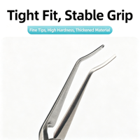 Micro-pinces à ongles sclérales, droites, courbées, inversées, semi-circulaires, pour la fragmentation du noyau et les pinces à flaps pour la chirurgie ophtalmique
