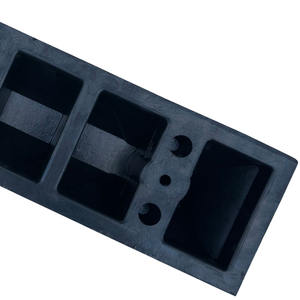 कार स्टॉपर रबर पार्किंग बम्प बंप स्टॉप रबर पार्किंग बम्प को स्‍पीड और ब्लैक 560x160x100 मिमी के साथ स्टॉप - Product Image 4