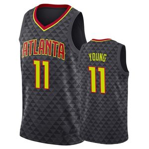 Maillots de sport d'équipes de basketball américaines, confortables et respirants, personnalisés, vente en gros, Atlanta11 <span class=keywords><strong>Trae</strong></span> <span class=keywords><strong>Young</strong></span> - Product Image 2