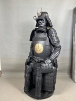 Armure de samouraï, casque avec cornes de démon et équipement de protection complet, adapté aux adultes, idéal pour la décoration et les spectacles