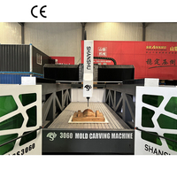 Máquina CNC de 3 Ejes para Moldes, Centro de Mecanizado CNC de Gran Formato y Alta Resistencia, Router para Tallado 3D en Madera, Espuma y Plástico