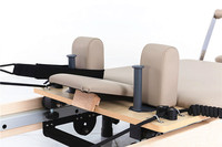 Machine de Pilates pliable portable en bois de chêne/érable de qualité supérieure pour usage domestique, idéale pour studio de Pilates, avec garantie de 10 ans