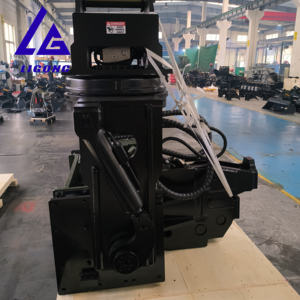 유압 시트 파일 드라이버 <span class=keywords><strong>20Ton</strong></span> 굴삭기 수평 파일 드라이버 앞으로 90 도 기울기 진동 해머 - Product Image 2