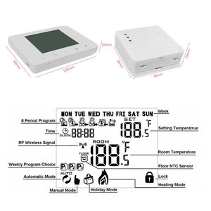 音声制御ヒート HY09BW-WIFI スマートボイラーサーモスタットは、Alexaと<span class=keywords><strong>Google</strong></span> Homeに対応（多言語対応） - Product Image 5