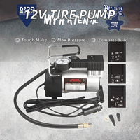 Vente en gros 12V DC Gonfleur de pneu de voiture 140 psi Compresseur d'air pour pneus de voiture
