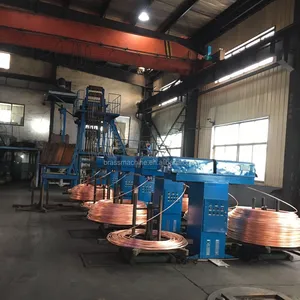 8mm 12mm 16mm Upward Copper Rod Copper Wire Scrap Continuous Casting Plant Copper Rod Making Machine