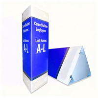 Panneau d'affichage triangulaire personnalisé écologique avec service de découpe, pliable, pour événements, jardin, pelouse, table ou panneau publicitaire.