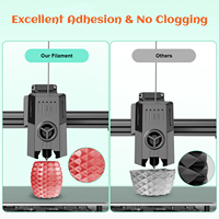 Filament PLA 3D Lanzhike, enroulement soigné, plastique pour imprimante 3D, diamètre 1,75 mm, 1 kg, PLA extrudé de base, 190-240°C
