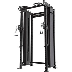 Power Rack <span class=keywords><strong>Cage</strong></span> de <span class=keywords><strong>musculation</strong></span> multifonctionnelle pour tirage latéral et faible poids, avec câbles - Product Image 4