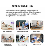 EIBOARD Pantalla Digital Inteligente Inalámbrica de Pared con Resolución Full HD, WIFI, LCD de 27 Pulgadas con Sistema Android