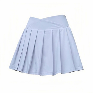 Fabrication sur mesure de jupes de golf sportives pour femmes, taille haute, séchage rapide, en nylon et élasthanne, plissées, OEM, usine du Vietnam. - Product Image 1