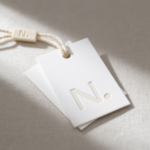 Tùy Chỉnh Thân Thiện Với Môi Sang Trọng Hangtag Nhãn Dập Nổi Matte Kết Thúc Thẻ Giấy Cho Giày Kinh Doanh Thẻ Embossed-Hang-Thẻ Hot - Product Image 5