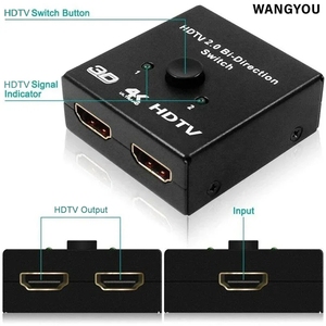 Commutateur <span class=keywords><strong>HDMI</strong></span> bidirectionnel 2X1 <span class=keywords><strong>ou</strong></span> répartiteur <span class=keywords><strong>HDMI</strong></span> 1X2 Sélecteur répartiteur bidirectionnel <span class=keywords><strong>HDMI</strong></span> avec HDCP Passthrough 3D 4K * 2K - Product Image 5