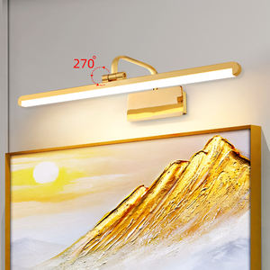 Lámpara LED Moderna con Acabado Metálico para Espejo de Maquillaje, Luz de Espejo de Pared Regulable con Iluminación de Alta Definición para Baño - Product Image 4