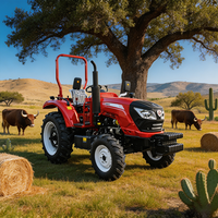 Innovi Produsen Terkemuka Traktor Mini Diesel 50HP 4x4 Multiguna untuk Kebun dan Kebun Buah, Dilengkapi Gearbox dan Pompa, Bersertifikasi CE EPA, Garansi 1 Tahun
