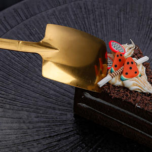 Cuchara de acero inoxidable con forma de pala al por mayor, cuchara para fruta, sandía, postre, helado, azúcar, café, té, cuchara - Product Image 6